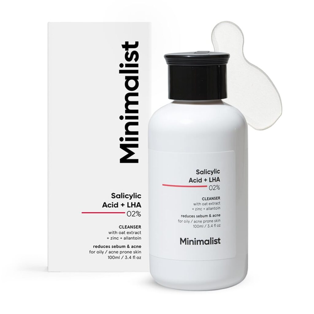 Minimalist face wash for oily acne prone skin